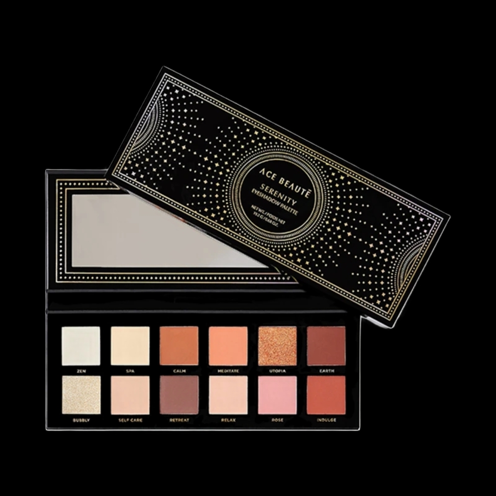 Ace Beaute Serenity Eyeshadow Palette - Earthy Hues